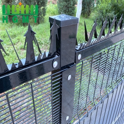 Easily Assembled High Quality Anti Climbing 358 Security Fence With Spikes